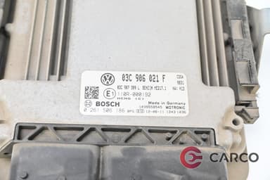 Компютър двигател 03C906021F за VW TOURAN Second FACELIFT (1T3) 1.4 TSI EcoFuel (2010 - 2015)