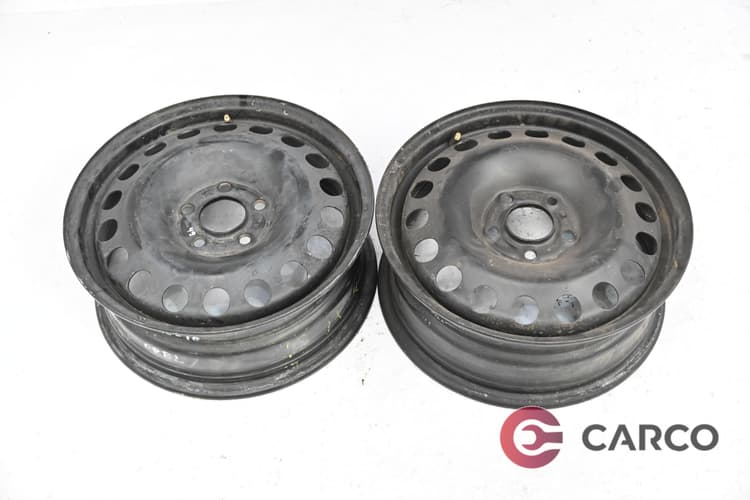 Стоманени джанти 16 цола 6JX16 H2 ЕТ49 5Х110 Ц.О 65.0 2 Броя за OPEL VECTRA B (36_) 1.8 i 16V (1995 - 2002)