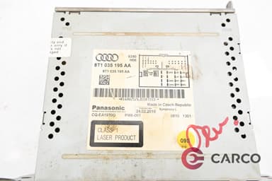 Радио CD 8T1 035 195 AA за AUDI A4 Avant (8K5, B8) 2.0 TDI (2007 - 2015)