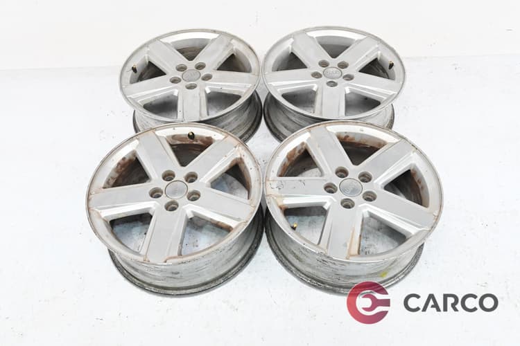 Алуминиеви джанти 18 цола 18X7JX40.0 5 5X114.3 Ц.О. 67.1 4 Броя за JEEP COMPASS FACELIFT (MK49) 2.2 CRD (2006)