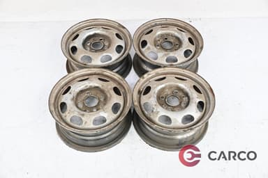 Стоманени джанти 13 цола 5.5Jx13H2 ET 43 4x100 Ц.О. 57.1 4 броя за SEAT AROSA (6H) 1.0 (1997 - 2004)