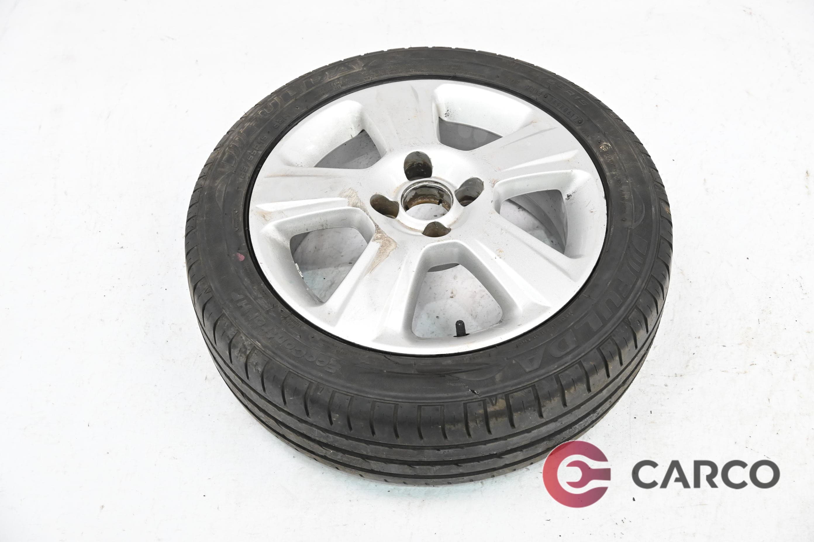 Резервна гума с джанта FULDA 15 цола 185/55 R15 DOT 0617 6JX15H2 ET49 4X100 Ц.О. 56.5 за OPEL ASTRA G хетчбек (F48_, F08_) 1.6 (1998 - 2009)
