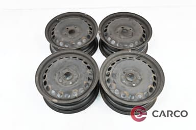 Стоманени джанти 15 цола 8JX15H2 5X112 Ц.О. 57.1 4 Броя за AUDI A4 (8E2, B6) 2.0 (2000 - 2004)