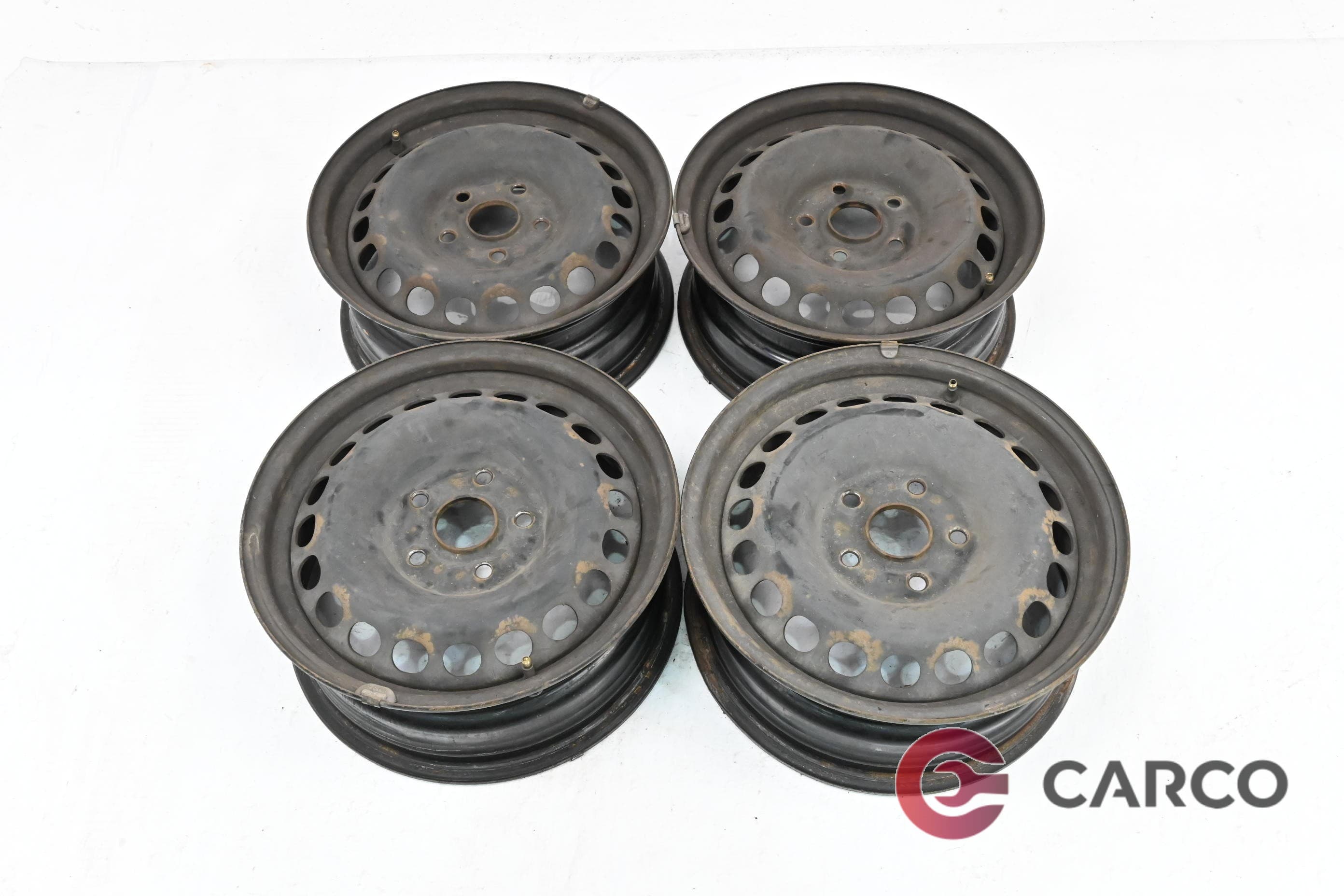 Стоманени джанти 15 цола 8JX15H2 5X112 Ц.О. 57.1 4 Броя за AUDI A4 (8E2, B6) 2.0 (2000 - 2004)