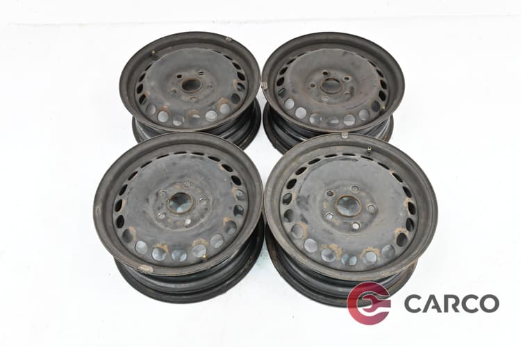 Стоманени джанти 15 цола 8JX15H2 5X112 Ц.О. 57.1 4 Броя за AUDI A4 (8E2, B6) 2.0 (2000 - 2004)