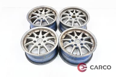 Алуминиеви джанти 15 цола 7JX15H2 5X114.3 Ц.О. 67.1 4 Броя за MAZDA 3 (BK) 1.6 DI Turbo (2003 - 2009)