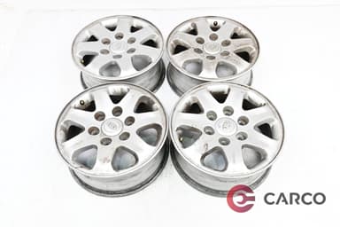 Алуминиеви джанти 16 цола E16X6.5J ET46 6X139.7 Ц.О. 92.3 4 Броя за KIA CARNIVAL / GRAND CARNIVAL III (VQ) 2.9 CRDi (2005)