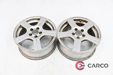 Алуминиеви джанти 15 цола E6,5x15 ET40 5x100 Ц.О. 57.1 2 броя за AUDI A2 (8Z0) 1.4 (2000 - 2005)