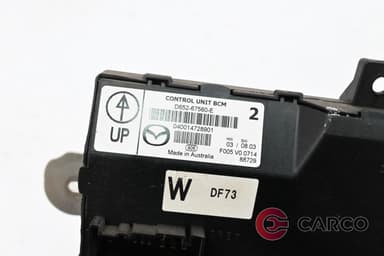 BCM модул D652-67560-E за MAZDA 2 (DE) 1.3 (2007 - 2015)