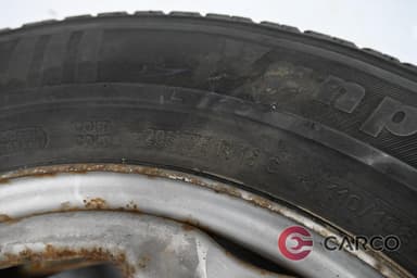 Резервна гума с джанта 16 цола KORMORAN 205/75 R16 DOT 1106 7JX16H2 ET25 6X139.7 1 Брой за NISSAN TERRANO II Facelift 2.7 TD 4WD (1992 - 2007)