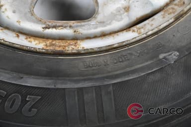 Резервна гума с джанта 16 цола KORMORAN 205/75 R16 DOT 1106 7JX16H2 ET25 6X139.7 1 Брой за NISSAN TERRANO II Facelift 2.7 TD 4WD (1992 - 2007)