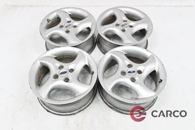 Алуминиеви джанти 16 цола 6.5JX16H2 ET40 4X108 Ц.О. 63.4 4 Броя за FORD ESCORT Mk V (GAL) 1.6 (1990 - 1992)