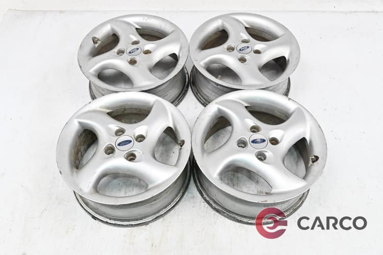 Алуминиеви джанти 16 цола 6.5JX16H2 ET40 4X108 Ц.О. 63.4 4 Броя за FORD ESCORT Mk V (GAL) 1.6 (1990 - 1992)