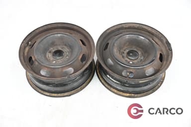 Стоманени джанти 15 цола 6Jx15H2 ET27 4x108 Ц.О. 65.1 2 броя за CITROEN C3 Pluriel (HB_) 1.4 (2003)