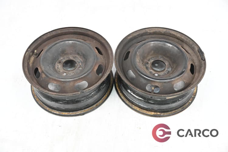 Стоманени джанти 15 цола 6Jx15H2 ET27 4x108 Ц.О. 65.1 2 броя за CITROEN C3 Pluriel (HB_) 1.4 (2003)