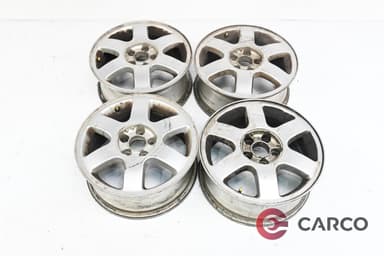 Алуминиеви джанти 15 цола 6Jx15H2 ET38 5x100 Ц.О. 57.1 4 броя 8L0601025F за AUDI A3 (8L1) 1.6 (1996 - 2003)