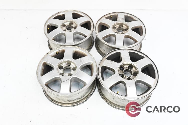 Алуминиеви джанти 15 цола 6Jx15H2 ET38 5x100 Ц.О. 57.1 4 броя 8L0601025F за AUDI A3 (8L1) 1.6 (1996 - 2003)