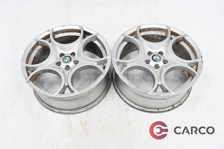 Алуминиеви джанти 17 цола 17x7JJ ET35 5x98 Ц.О. 58.1 2 броя за ALFA ROMEO GT 1.8 TS (2003 - 2010)