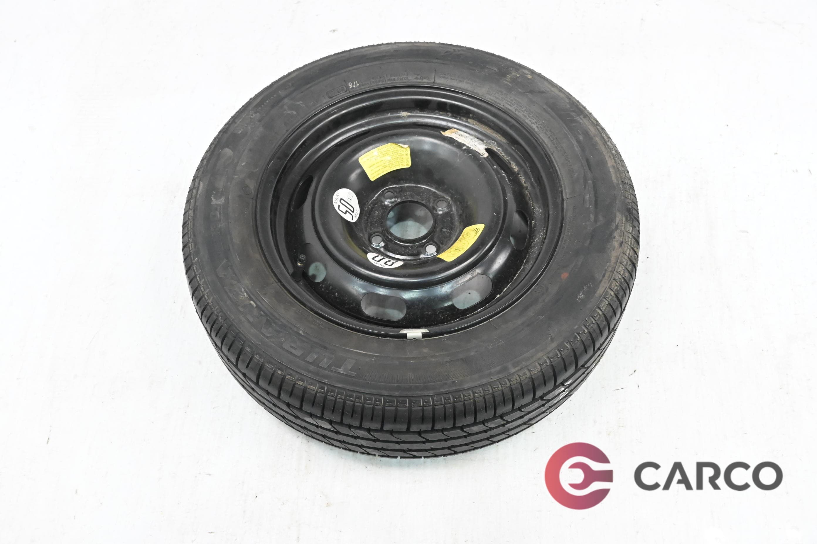 Резервна гума 15 цола Bridgestone 195/65/R15 DOT 0706 6Jx15H2 ET27 за PEUGEOT 307 (3A/C) Facelift 1.6 HDi (2000)