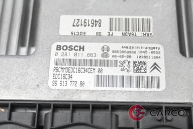 Компютър двигател 9661377280 за PEUGEOT 307 (3A/C) Facelift 1.6 HDi (2000)