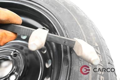 Резервна гума с джанта 14 цола Continental 175/65R14 DOT 4511 5,5Jx14H2 ET 29 за RENAULT TWINGO II Facelift (CN0_) 1.2 16V (2007)