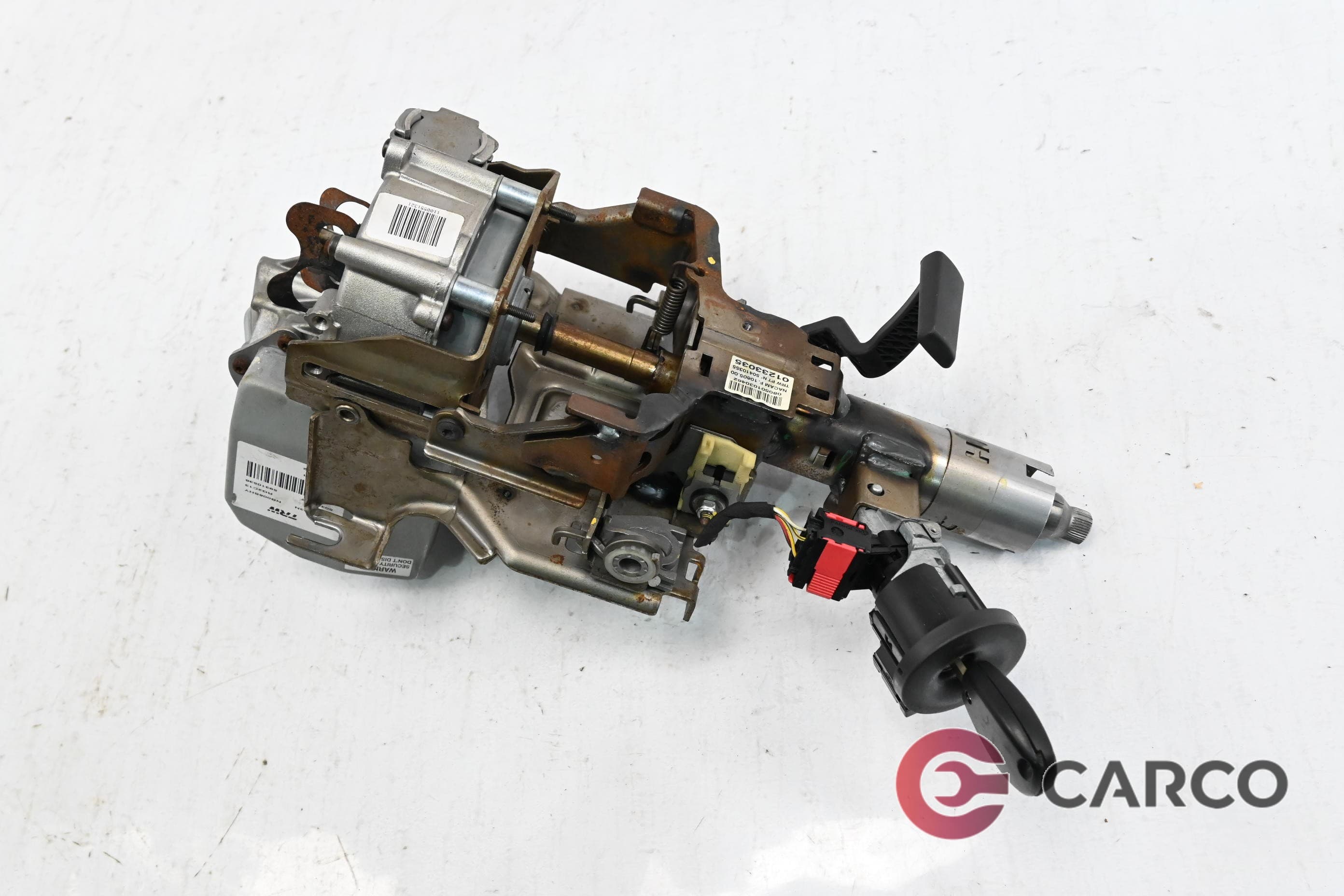 Кормилна колона с конзола ключ запалване 01233035 за RENAULT EURO CLIO III Facelift (BR0/1, CR0/1) 1.2 Ethanol (2005)