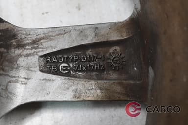 Алуминиеви джанти 17 цола 7J17H2 ET38 5X112 Ц.О. 66.6 4 Броя за MERCEDES-BENZ CLK (C208) 200 Kompressor (208.344) (1997 - 2002)