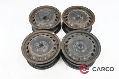 Стоманени джанти 15 цола 6Jx15H2 ET45 5x112 Ц.О. 57.1 4 броя за AUDI A4 Avant (8D5, B5) 1.8 (1994 - 2001)