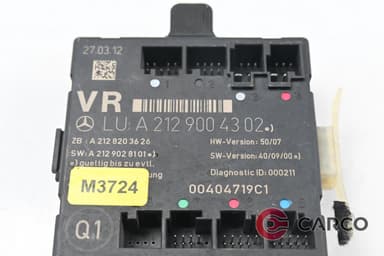 Модул врата преден десен LU:A 212 900 43 02 /A 212 820 36 26 за MERCEDES-BENZ E-CLASS T-Model (S212) E 200 CDI / BlueTEC (212.205, 212.206) (2009)