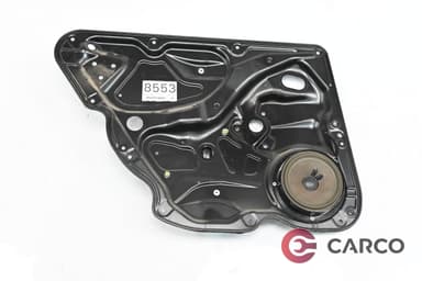 Панел врата със стъклоповдигач заден ляв за VW PASSAT седан B6 (3C2) 2.0 TDI 16V (2005 - 2010)