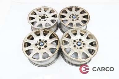 Алуминиеви джанти 16 цола 7JX16H2 5X120 Ц.О. 74.1 4 Броя за BMW 5 седан (E39) 530 i (1995 - 2003)