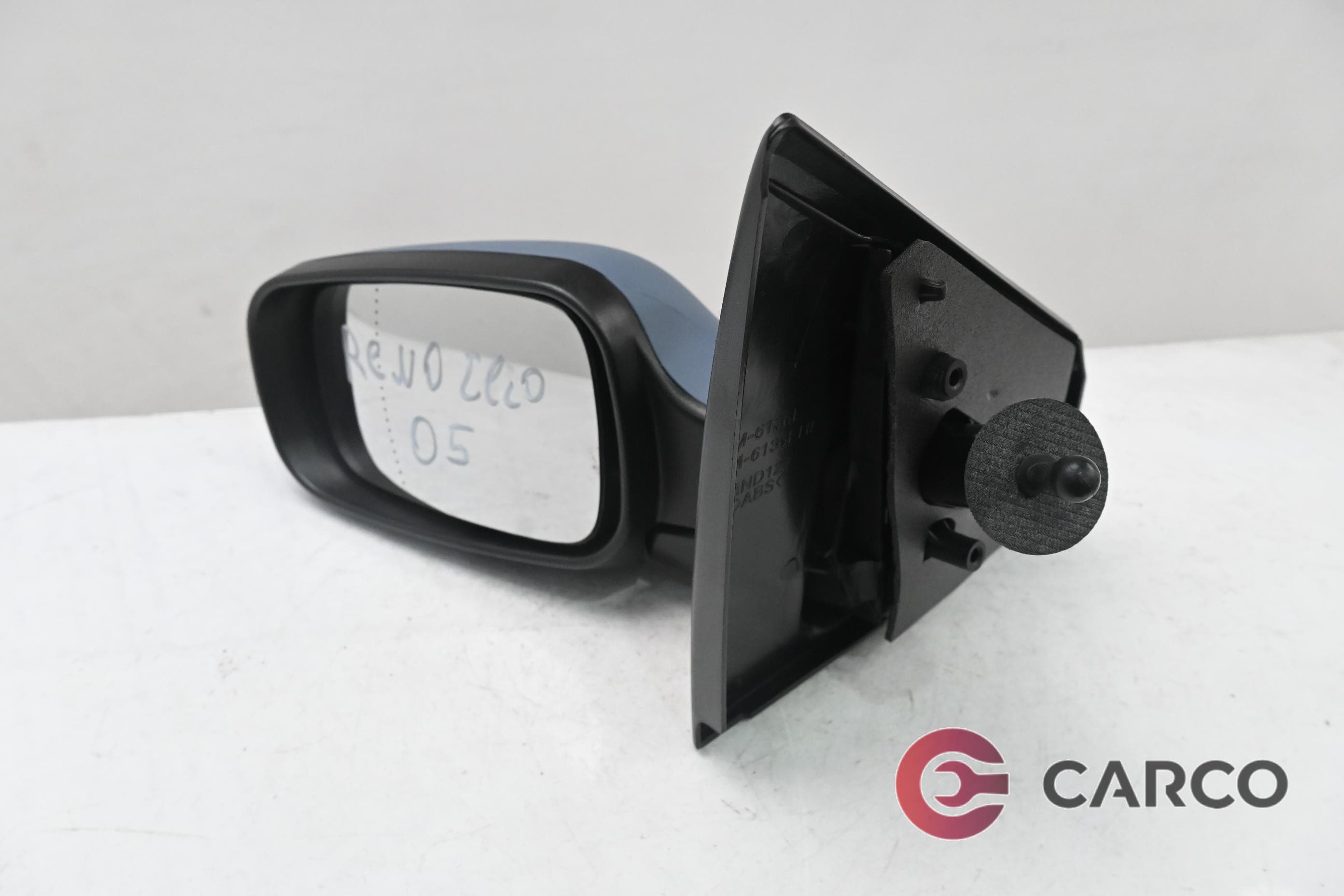 Огледало ляво за RENAULT EURO CLIO III (BR0/1, CR0/1) 1.2 16V (BR02, BR0J, BR11, CR02, CR0J, CR11) (2005)