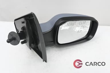 Огледало дясно за RENAULT EURO CLIO III (BR0/1, CR0/1) 1.2 16V (BR02, BR0J, BR11, CR02, CR0J, CR11) (2005)