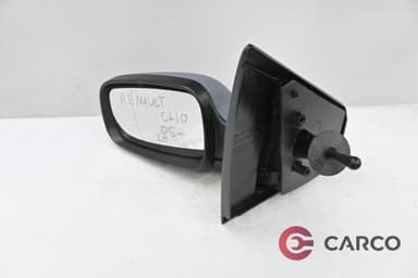 Огледало ляво за RENAULT EURO CLIO III (BR0/1, CR0/1) 1.2 16V (BR02, BR0J, BR11, CR02, CR0J, CR11) (2005)