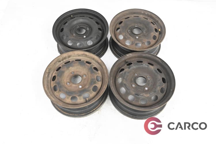 Стоманени джанти 14 цола 14XJ5.5 4X108 Ц.О 63.4 4 Броя за FORD FOCUS седан (DFW) 1.6 16V (1999 - 2007)