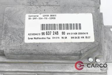 Дисплей навигация 96 637 248 80 за CITROEN C5 III седан (RD_) 2.7 HDi (2008)