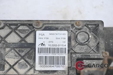 Моторче ръчна спирачка 9687473180 за CITROEN C5 III седан (RD_) 2.7 HDi (2008)