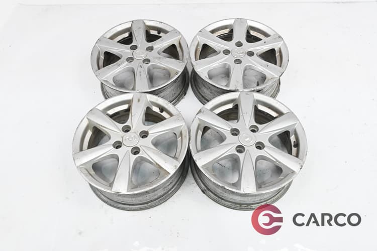 Алуминиеви джанти 15 цола 15X6J 4X108 ET45 Ц.О. 54.1 4 Броя за GREAT WALL VOLEEX C10 1.5i (2010 - 2014)