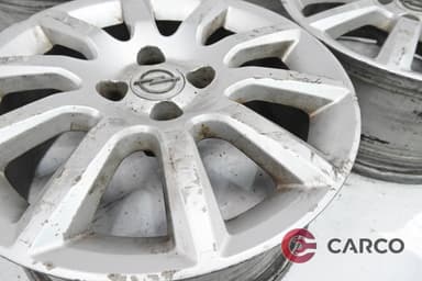 Алуминиеви джанти 16 цола 6,5Jx16H2 ET37 4x100 Ц.О. 56.6 4 броя за OPEL MERIVA 1.7 DTI (2003 - 2010)
