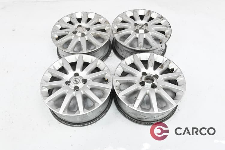 Алуминиеви джанти 16 цола 6,5Jx16H2 ET41 4x100 Ц.О. 56.6 4 броя за OPEL MERIVA 1.7 DTI (2003 - 2010)