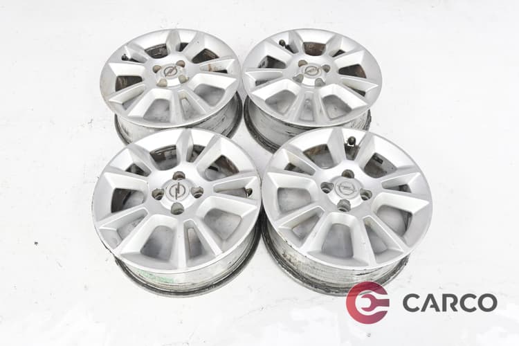 Алуминиеви джанти 16 цола 6Jx16H2 ET41 4x100 Ц.О. 56.6 4 броя за OPEL ASTRA F CLASSIC седан 1.6 i (1998 - 2002)