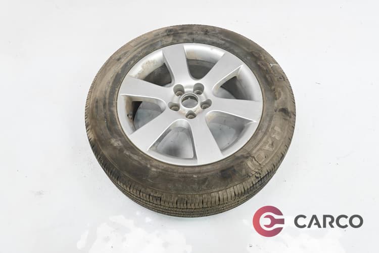 Алуминиева джанта с летна гума 18 цола KUMHO 235/60 R18 DOT 1807 7JX18 ET41 5X114.3 Ц.О. 67.1 1 Брой за HYUNDAI SANTA FÉ II (CM) 2.2 CRDi 4x4 (2005)