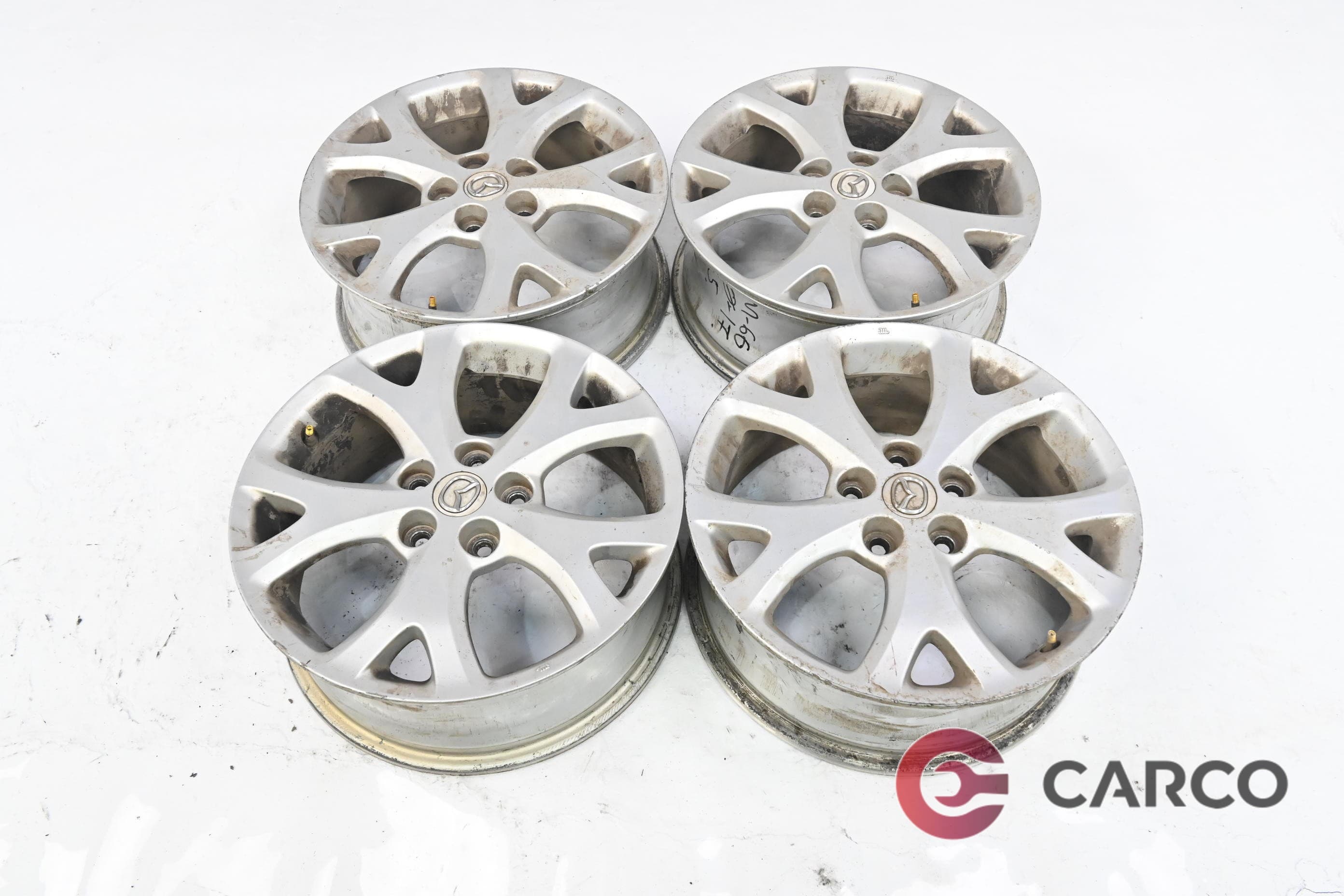 Алуминиеви джанти 17 цола 17x6.5J ET52.5 5x114.3 Ц.О. 67.1 4 броя за MAZDA 3 (BK) 1.6 (2003 - 2009)