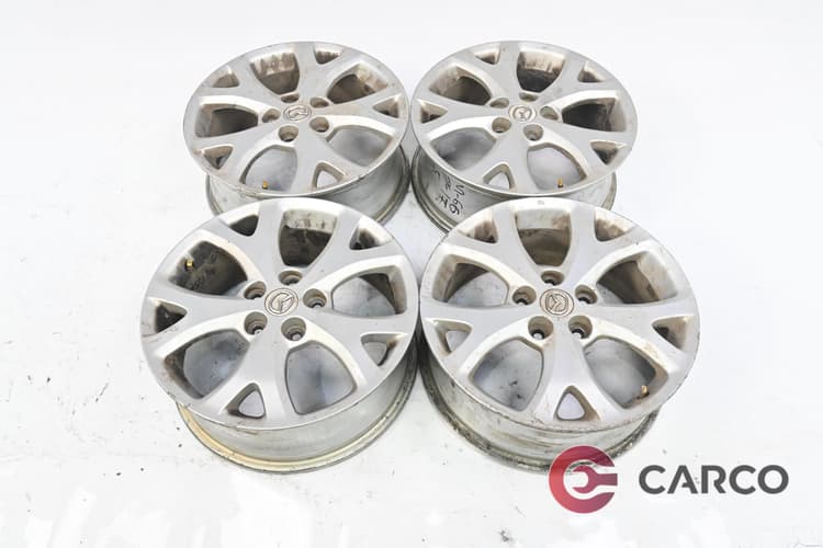 Алуминиеви джанти 17 цола 17x6.5J ET52.5 5x114.3 Ц.О. 67.1 4 броя за MAZDA 3 (BK) 1.6 (2003 - 2009)