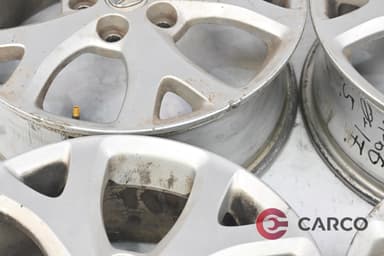 Алуминиеви джанти 17 цола 17x6.5J ET52.5 5x114.3 Ц.О. 67.1 4 броя за MAZDA 3 (BK) 1.6 (2003 - 2009)