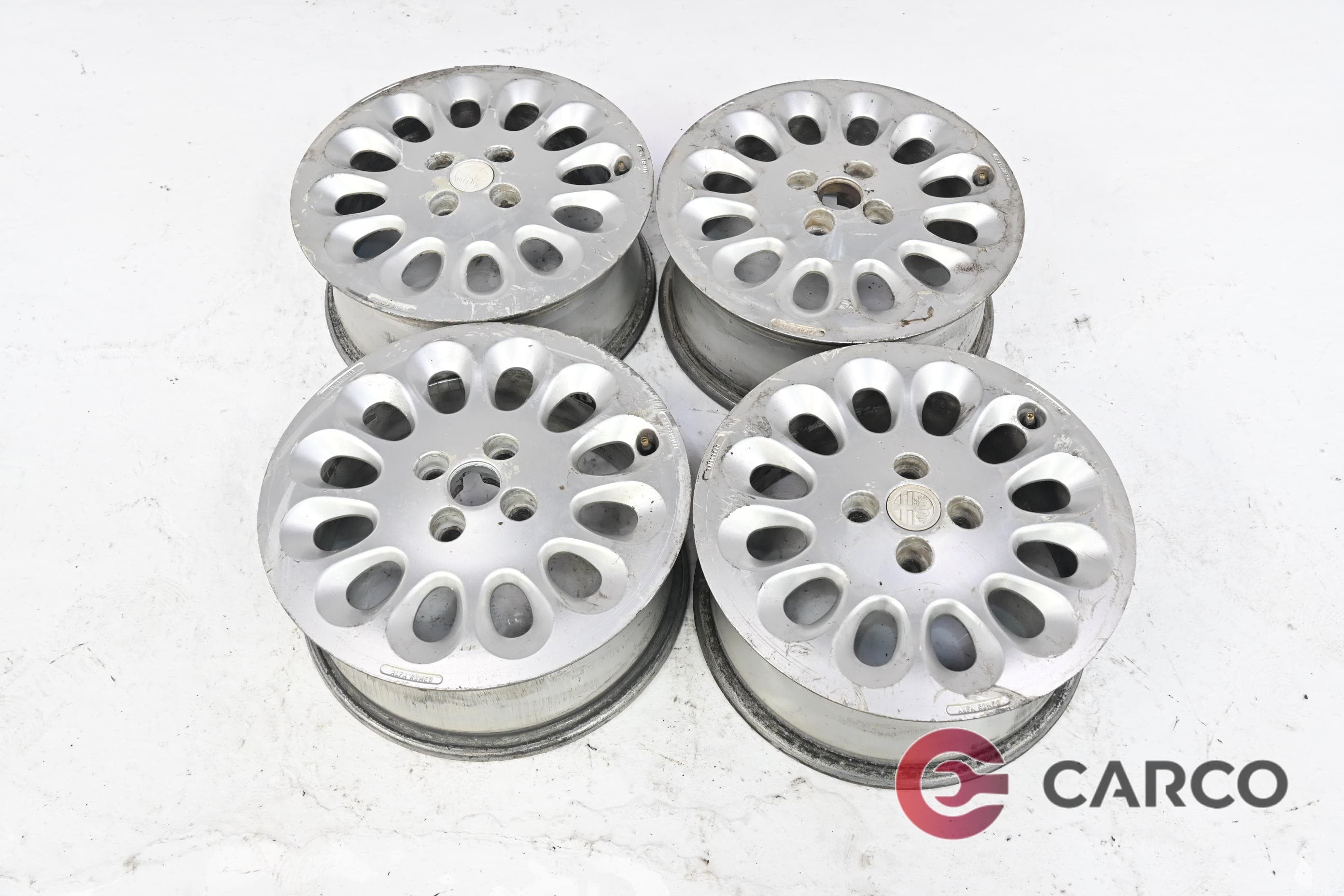 Алуминиеви джанти 15 цола 8JX15H2-49 5 4X98 Ц.О. 58.1 4 Броя за ALFA ROMEO 164 седан (164) 2.0 T.S. (164.A2H) (1987 - 1998)