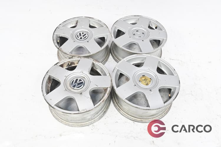 Алуминиеви джанти 15 цола 6JX15H2 ET38 5X100 Ц.О. 57.1 4 Броя за VW GOLF Mk IV (1J1) 2.3 V5 4motion (1997 - 2005)