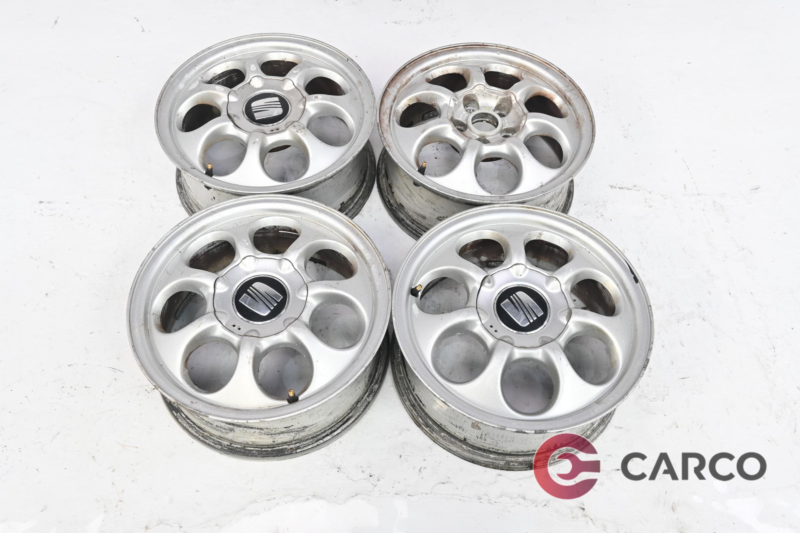 Алуминиеви джанти 15 цола 6Jx15H2 ET38 5x100 Ц.О. 57.1 4 броя за SEAT IBIZA Mk III (6L1) 1.2 (2002 - 2009)