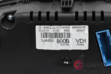 Километраж 5JA920 за SKODA RAPID (NH3) 1.2 (2012)
