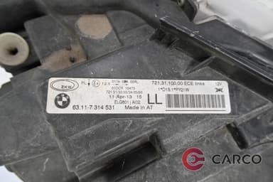 Фар ляв 63 11 7 314 531 за BMW 3 (F30, F35, F80) 320 d (2011)
